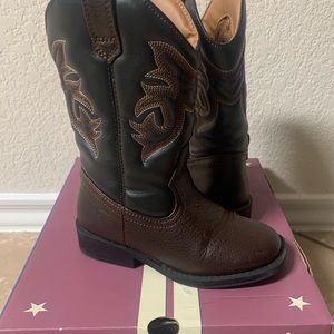 Gently worn brown western boots